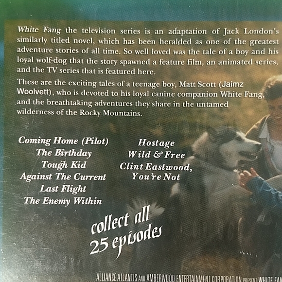 White Fang DVDs and Bonus CD, Factory Sealed box set - Picture 4 of 8